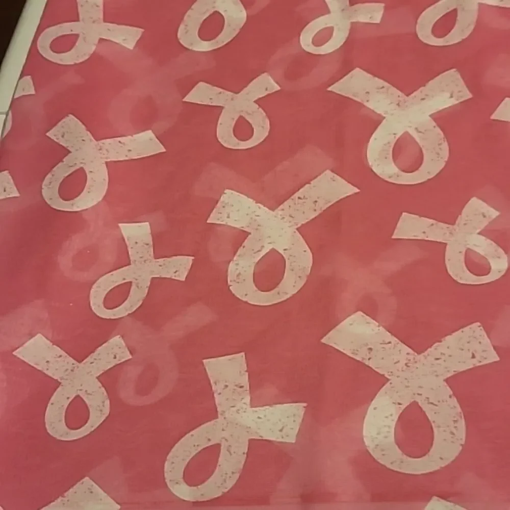 Pink Ribbon Scarf